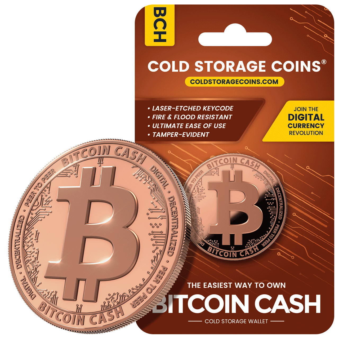 Bitcoin Cash BCH Cold Storage Wallet Blockchain Mint