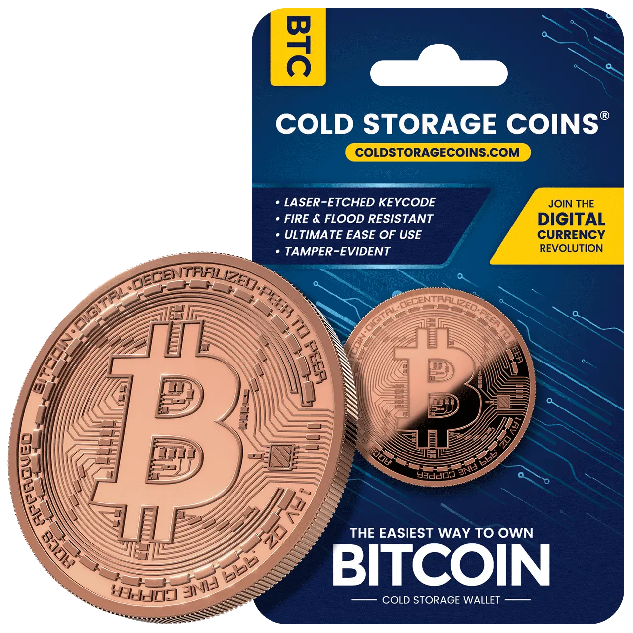 Bitcoin BTC Cold Storage Wallet