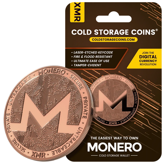 Monero XMR Cold Storage Wallet Blockchain Mint