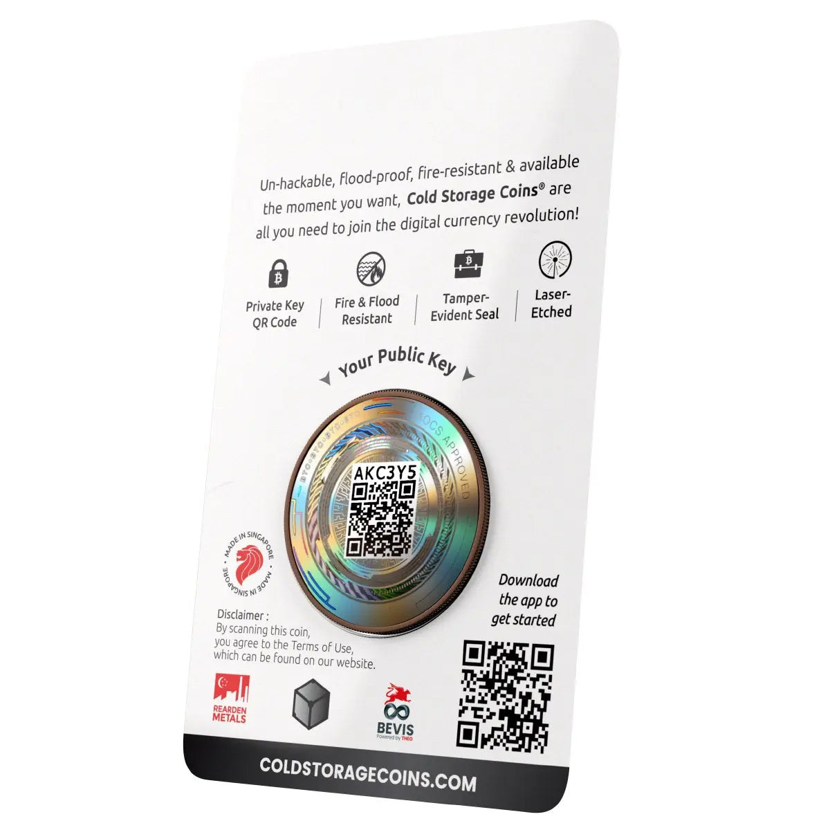 Bitcoin BTC Cold Storage Wallet 5-Pack – Blockchain Mint